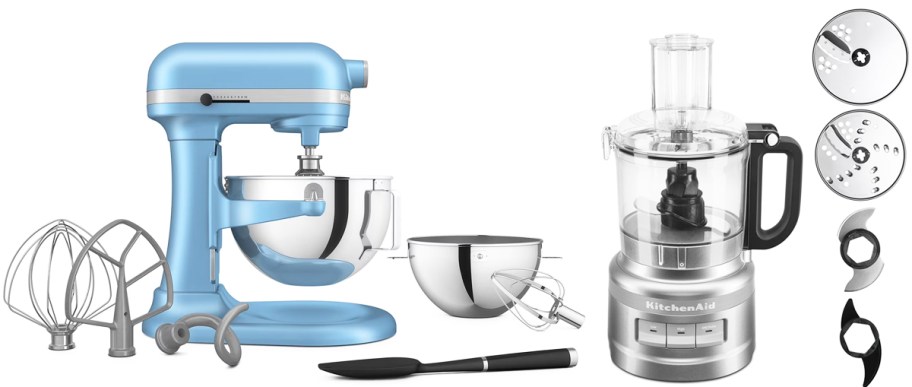 kitchenaid mixer and food processor sets