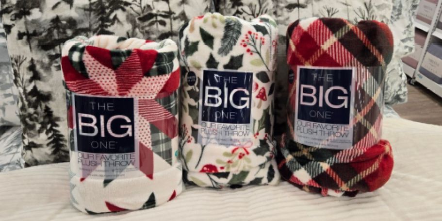 Kohl’s Big One Blankets from $8.99 (Including Disney & Holiday Styles)