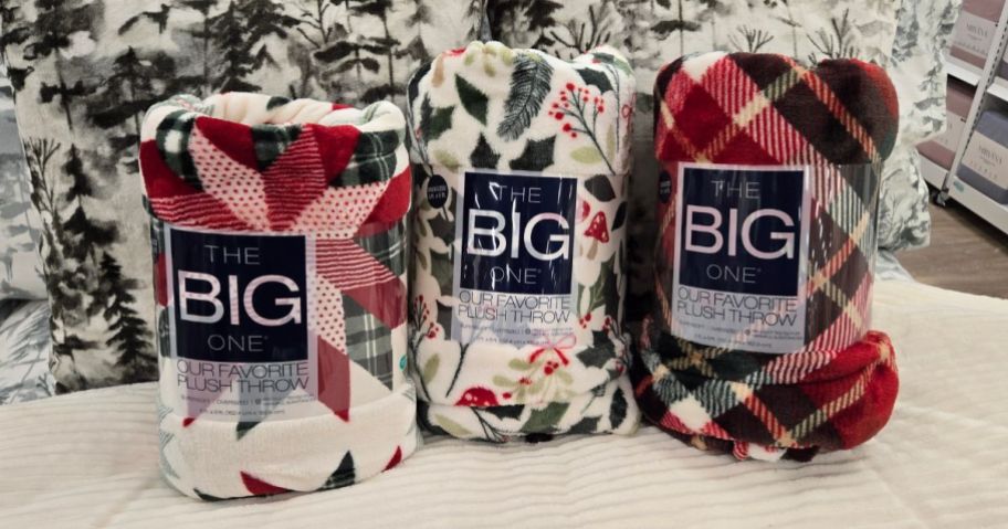 3 Kohl's The Big One Holiday Throws