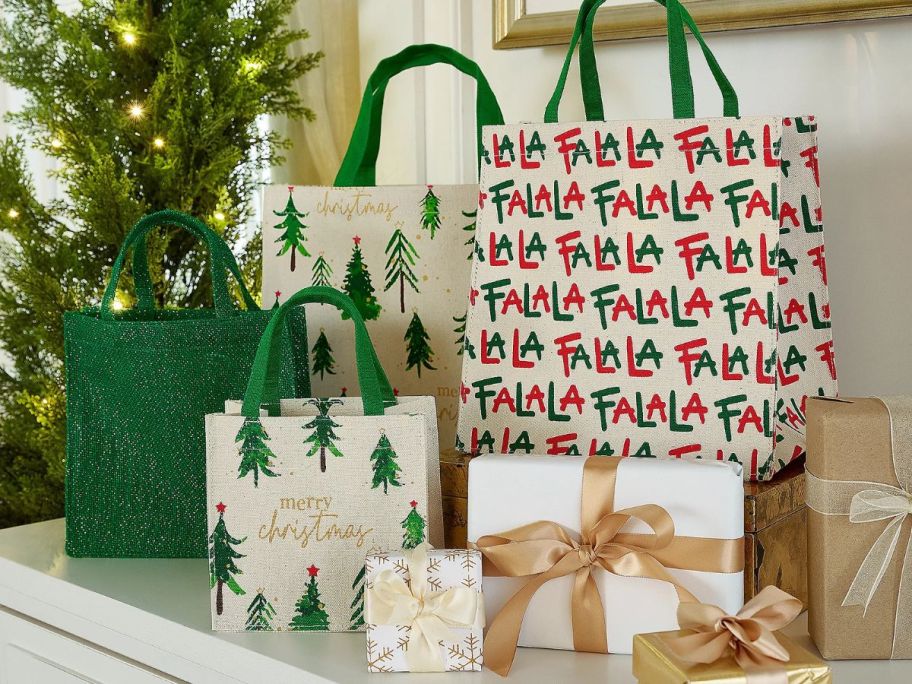 Kringle Holiday Gift Bag Set from QVC