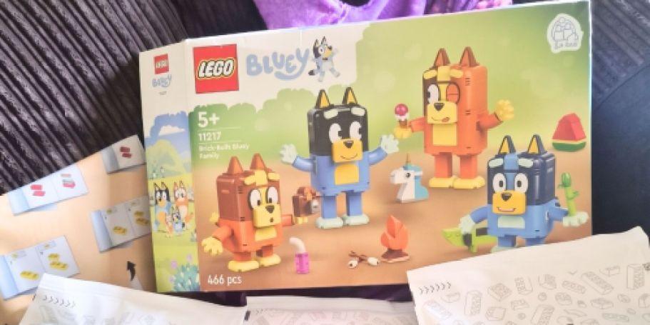 LEGO Bluey Brick-Built Bluey Family Just $44 Shipped After Walmart Cash