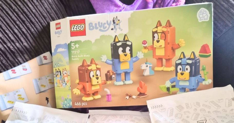 LEGO Bluey Brick-Built Bluey Family Just $44 Shipped After Walmart Cash