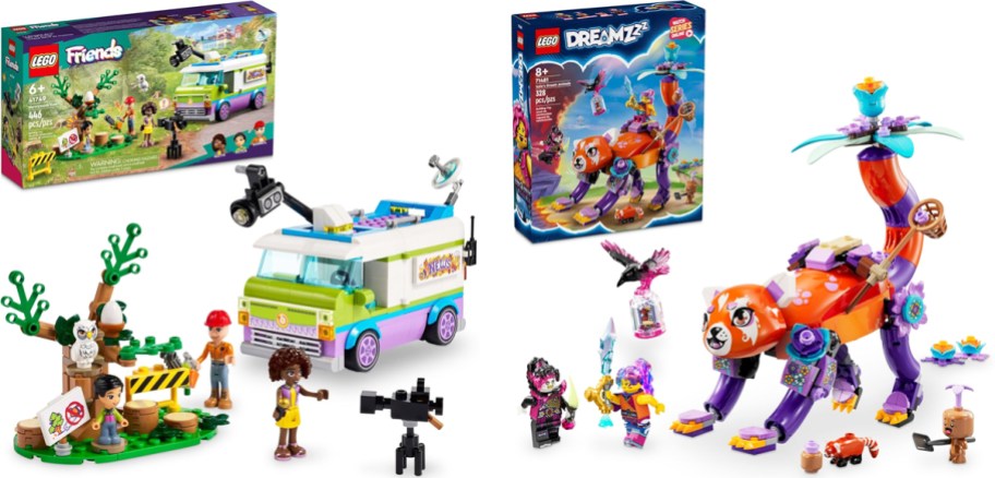 lego news van and dream animals sets