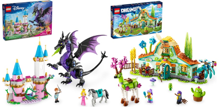 dragon and animal stable sets
