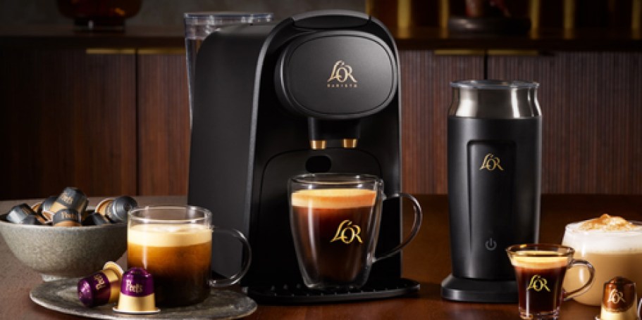 L’OR Barista Coffee & Espresso Machine Just $54.71 Shipped + Get $15 Kohl’s Cash (Reg. $190)