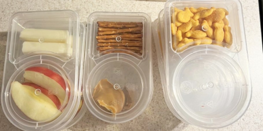 Reusable Snack Containers w/ Lids 50-Count Only $11 on Amazon (Reg. $26)