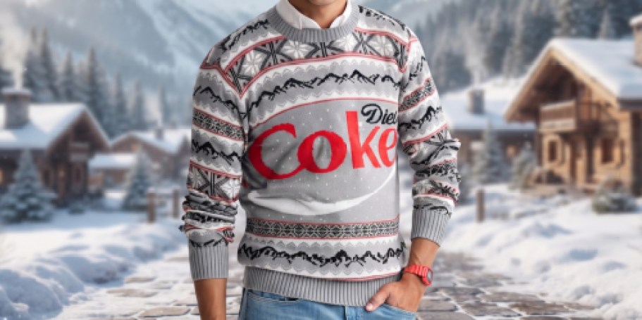 Kohl’s Ugly Christmas Sweaters from $5 (We Want This Diet Coke One!)