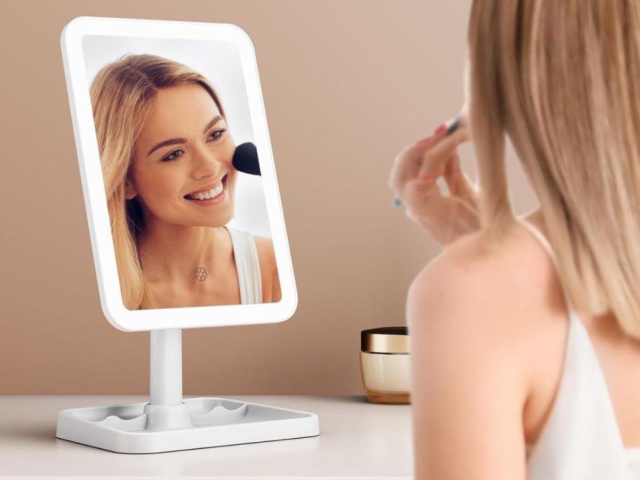 Totally Random Things Our Team Bought on Amazon | Grab Nicole’s Lighted Mirror for $13.99 Shipped!
