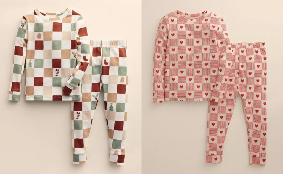 Little & Co Holiday & Valentine's Day Pajamas