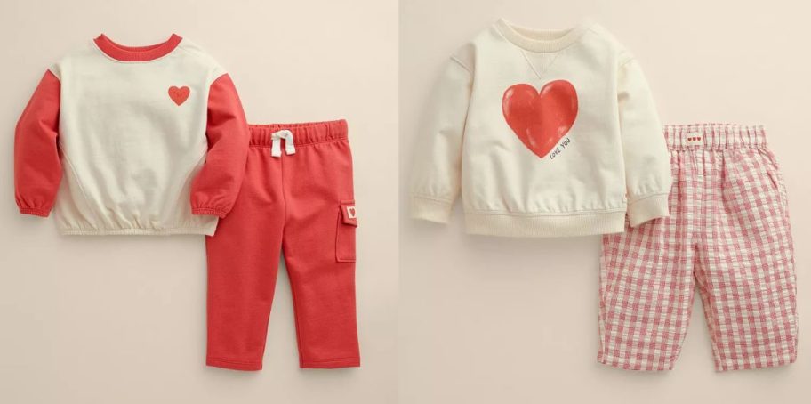 Stock images of two Little Co by Lauren Conrad Valentine's Day Sets