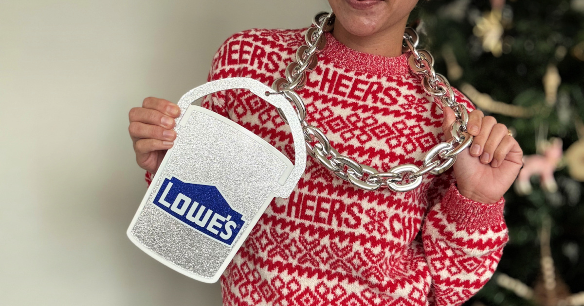 Lowe’s Glitter Bucket Necklace Available Now (Will Sell Out!)