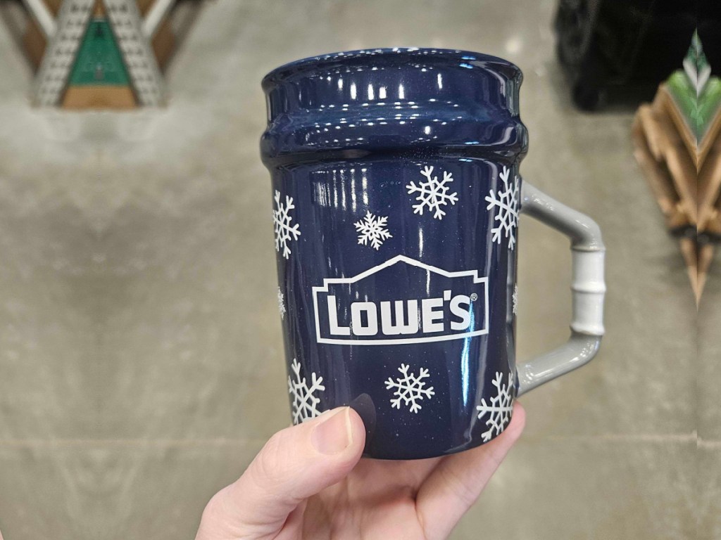 Lowe's Holiday bucket mug