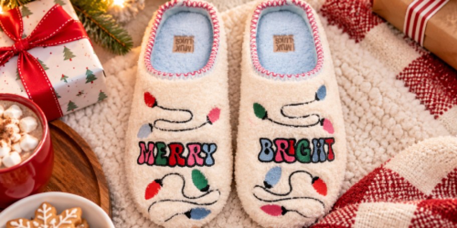 MUK LUKS Holiday Slippers Only $8 on Walmart.com – Will Sell Out!