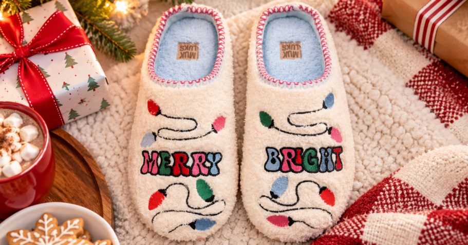 MUK LUKS Holiday Slippers Only $8 on Walmart.com – Will Sell Out!
