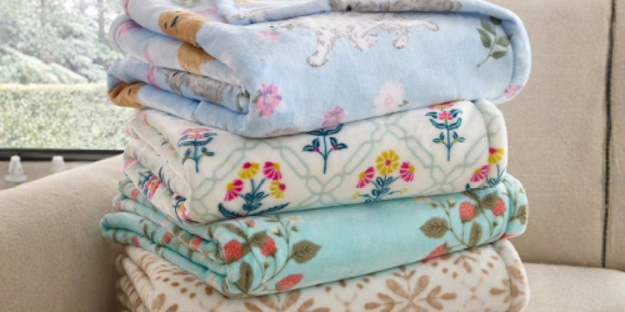 Sam’s Club Spring & Easter Throw Blankets Only $10.88