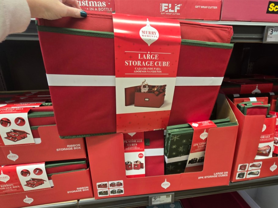 Merry Moments Large Storage Cube