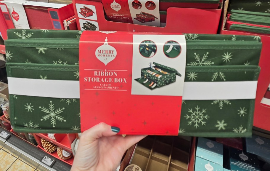 Merry Moments Ribbon Storage Box