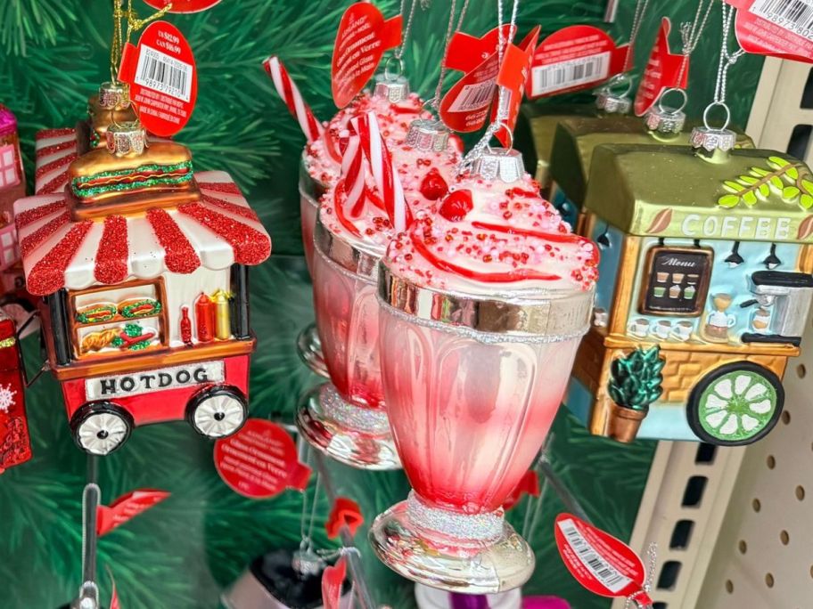 Ashland Hot Dog Truck, Ice Cream Sundae and coffee Cart Ornaments at Michaels