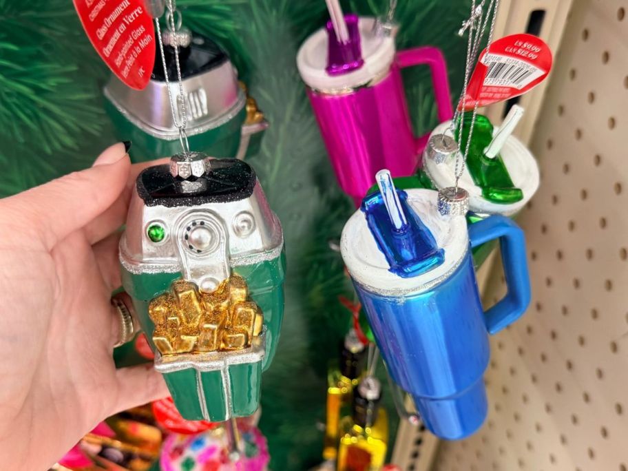 Air Fryer and Tumbler Glass Christmas Ornaments at Michaels
