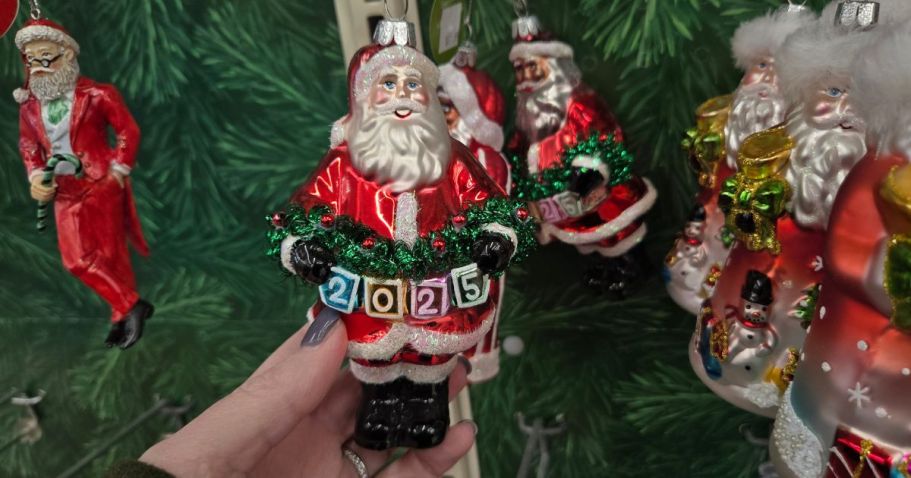 Up to 65% Off Michael’s Christmas Ornaments | Festive Santas from $3.99!
