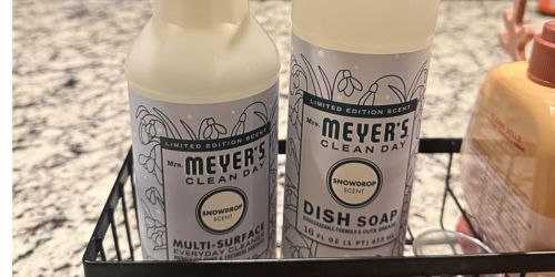 Mrs. Meyer’s Snowdrop Dish Soap Just $2.87 on Amazon (Reg. $5)