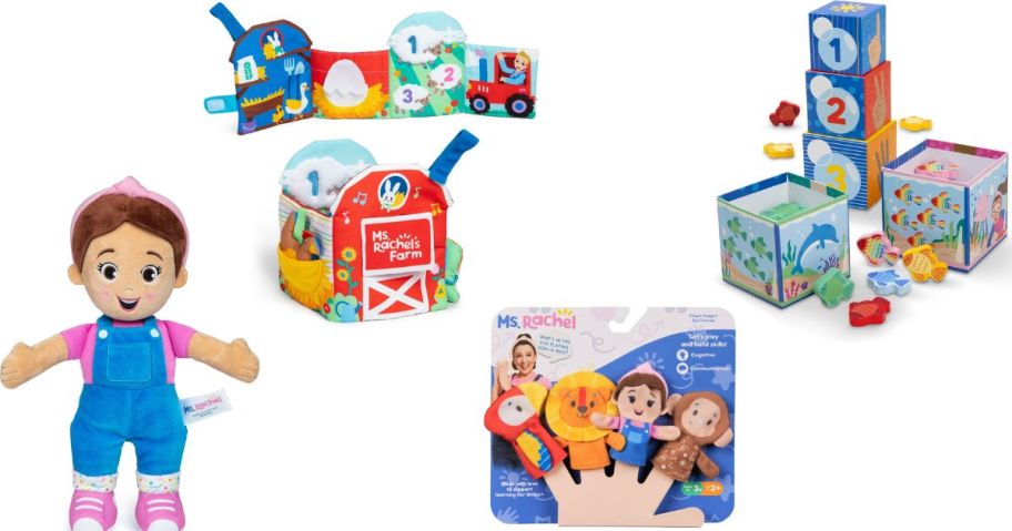 stock images of 4 Ms. Rachel Toys