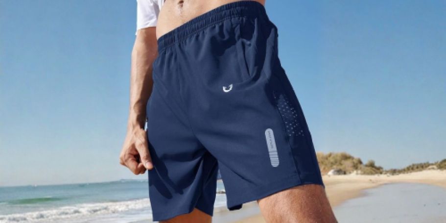 Men’s Moisture-Wicking Running Shorts from $19.98 on Amazon (Reg. $33)