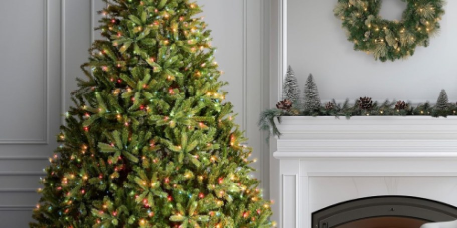 Up to 75% off National Tree Company Artificial Trees on Amazon