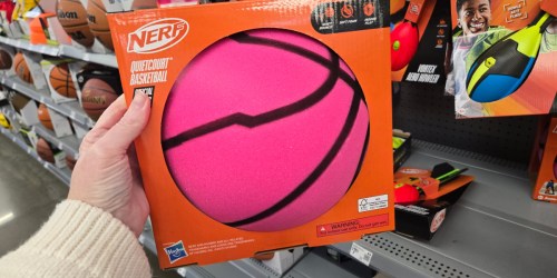 NERF Silent Basketball Only $12 on Walmart.com (Reg. $20) – Never Goes Flat!