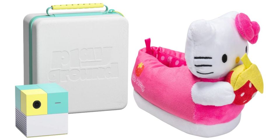 Nex Playground & Travel Case and hello kitty slipper