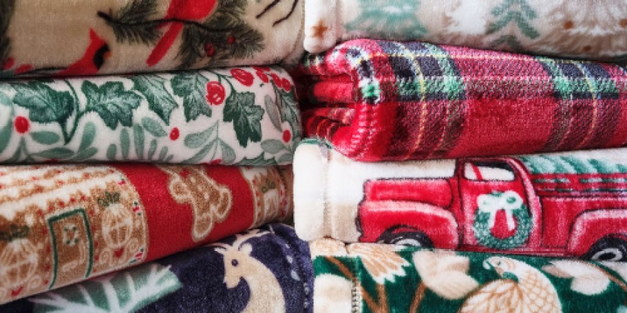 JCPenney Christmas Throw Blankets Just $6.99 (Reg. $35) | Last Minute Gift Idea