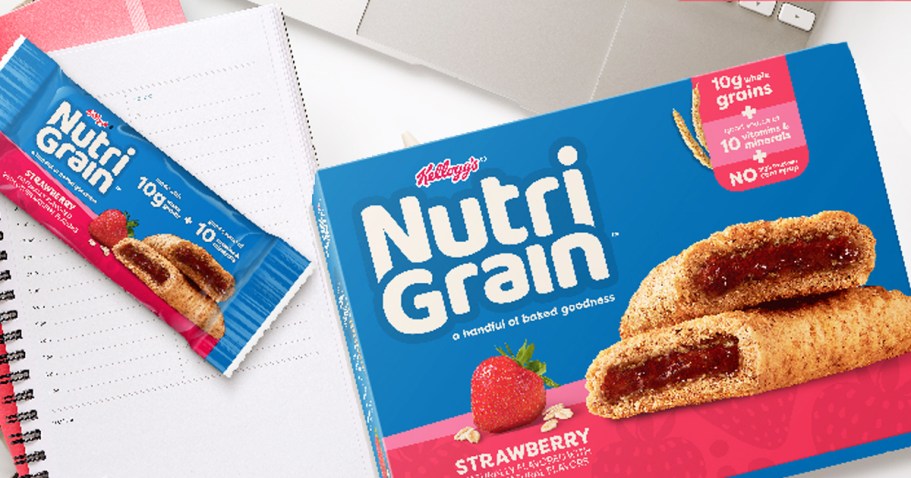 Kellogg’s Nutri-Grain Breakfast Bars 32-Count Only $8.53 Shipped on Amazon