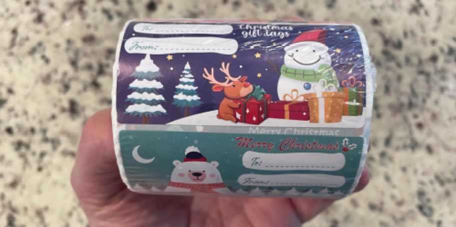 500-Count Roll of Christmas Gift Tags Just $4.79 on Amazon (Reg. $10)