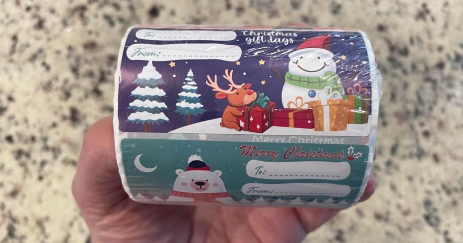 500-Count Roll of Christmas Gift Tags Just $4.79 on Amazon (Reg. $10)