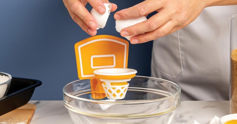 Up to 55% Off OTOTO Kitchen Accessories on Amazon | Basketball Hoop Egg Separator Just $6.95