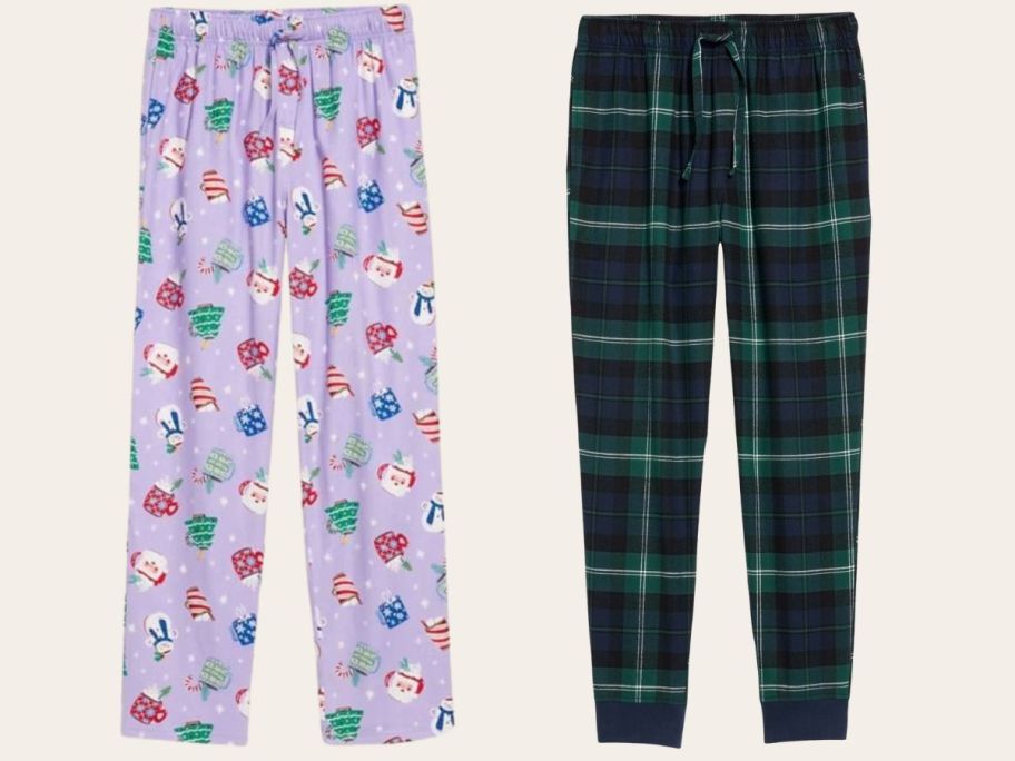 2 pairs of men's pajama pants 