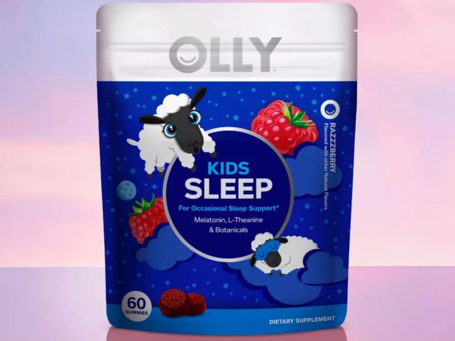A bag of Olly Sleep Kids Gummies