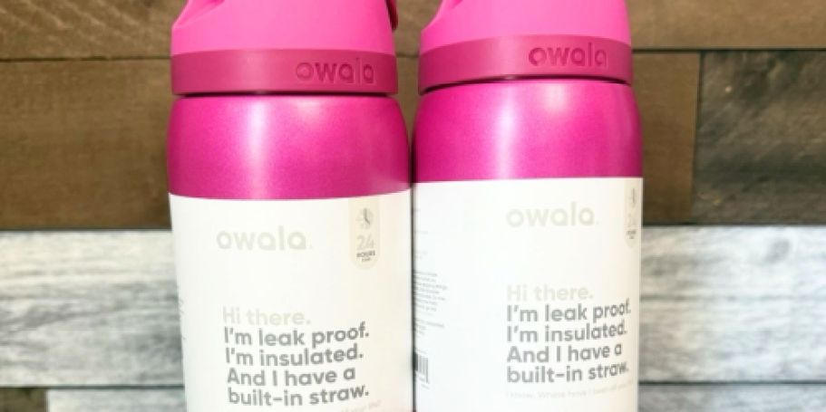 We are LOVING Owala’s New Valentine Water Bottles at Target