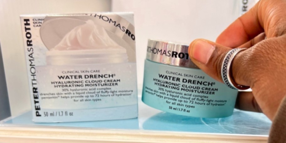 50% Off Peter Thomas Roth Skincare on. Sephora.com | Water Drench Cloud Cream Just $27.50 Shipped