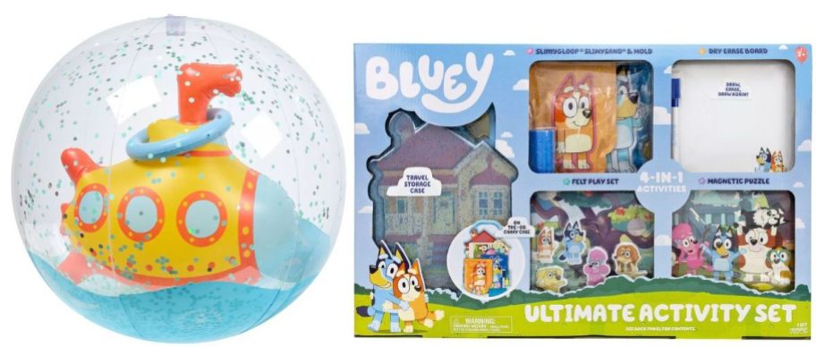 stock image of Play ball and bluey set