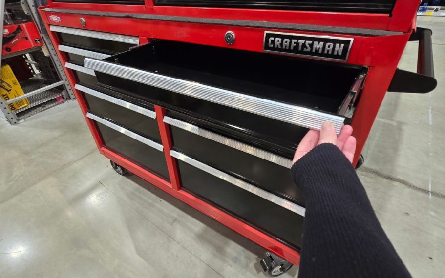 $140 Off Large Craftsman Rolling Tool Cabinet on Lowes.com (Great Gift for the Guys!)