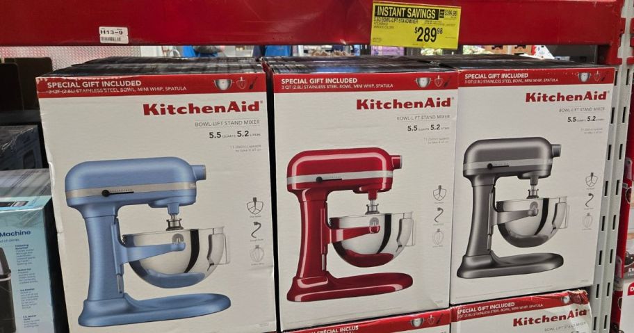 KitchenAid Mixers with Instant Savings Sign at Sam's Club