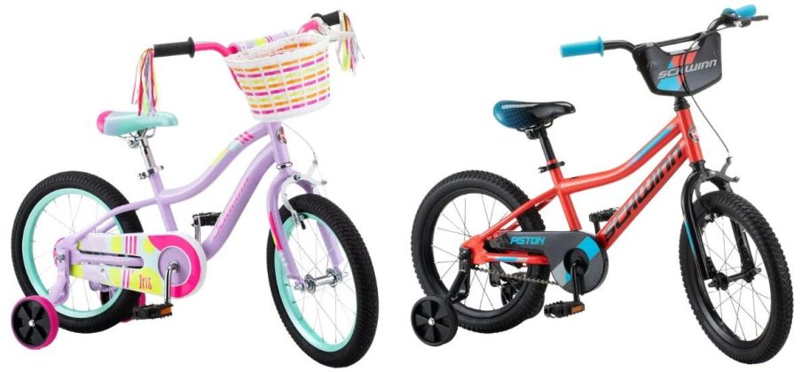Schwinn Iris 16 Kids' Bike and Schwinn Piston 16 Kids' Bike