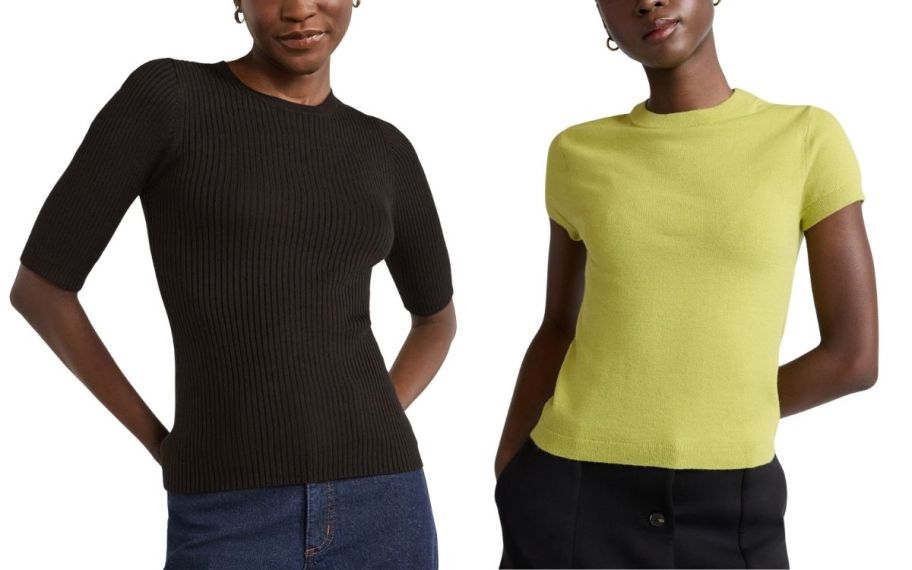 two different Scoop shirts