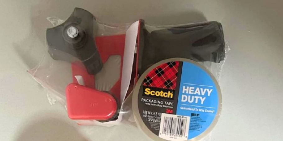 Scotch Packing Tape Dispenser w/ Heavy Duty Roll Just $6 Shipped on Amazon (Reg. $13)