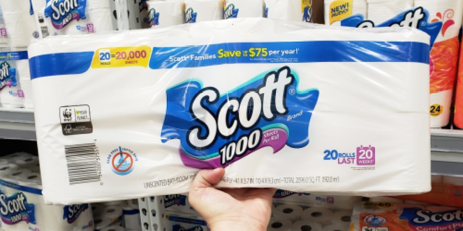 Scott Toilet Paper 32 Rolls Just $21 Shipped on Amazon (Just 58¢ Per Roll)