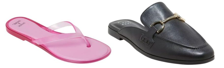 Shade & Shore womens sandals and a new day mules
