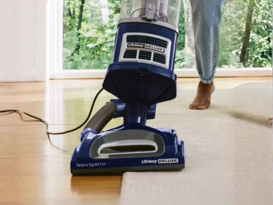 Shark Navigator Lift-Away Vacuum Cleaner on Carpets and Hardwood Floors