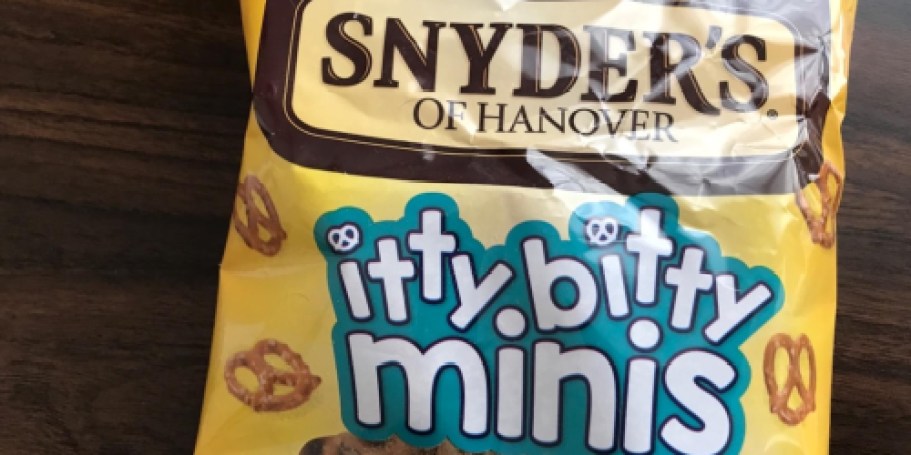 Snyder’s Itty Bitty Mini Pretzels 12oz Bag Only $2 Shipped on Amazon