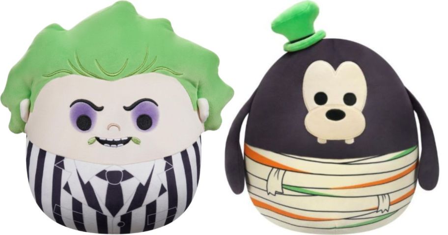 Squishmallows Beetlejuice and Goofy